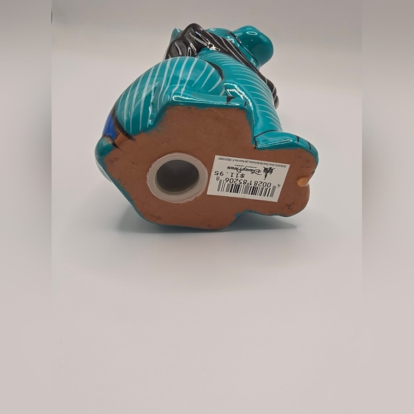 Disney Lion King Folkart Turquoise Figurine Piggy Bank - Picture 8 of 8